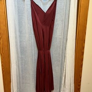 Resa Dress fall maroon